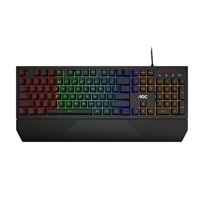 Immagine di AOC GK200 Tastiera da gioco per PC con layout italiano, 25 tasti anti ghosting, N rollover e cavo di 1,8 m