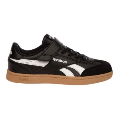 Immagine di Reebok Smash Edge Elastic &amp; Top Strap, Scarpe da Ginnastica, Black Ftwrwhite Rgum1, 30 EU