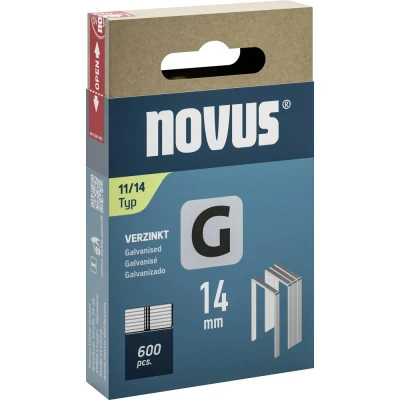 Immagine di Graffette tipo 11 600 pz. Novus 042 0799 Dimensioni (L x L) 14 mm 10.6