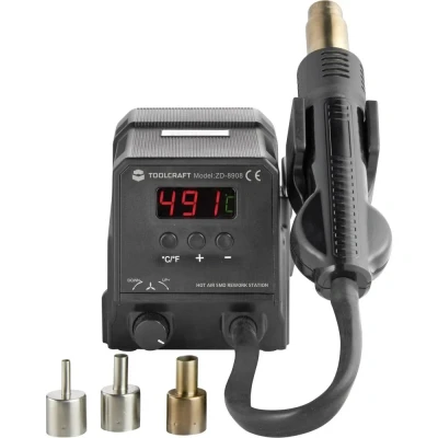 Immagine di TOOLCRAFT ZD 8908 Stazione ad aria calda digitale 300 W 100 500 C