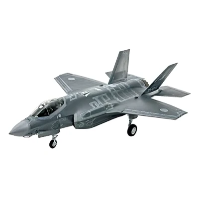 Immagine di TAMIYA 61124 1:48 US F 35A Lightning II riproduzione fedele all&#039;originale, kit di costruzione in plastica, fai da te, modellini, assemblaggio, non verniciato, multicolore, medio