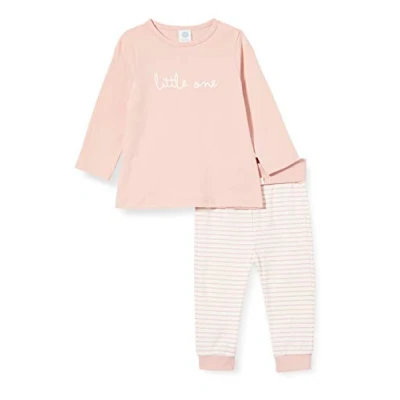 Immagine di Sanetta Schlafanzug Lang Pigiamino per Bambino e Neonato, Argento Rosa, 12 Mesi Bimba