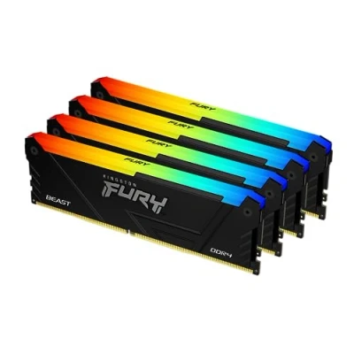 Immagine di Kingston Beast RGB Modulo di memoria PC DDR4 32 GB 2 x 16 3600 MHz 288pin DIMM KF436C18BB2AK2/32