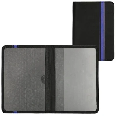 Immagine di kwmobile Custodia Ecopelle per Libretto Circolazione Auto Cover Portalibretto con Scomparti Porta Tessere Patente Foderina Portadocumenti Strisce Rally