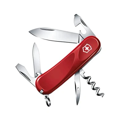 Immagine di Victorinox, Evolution 10, Coltellino Svizzero, Originale, Multiuso, Campeggio, 13 Funzioni, Lama, grande, Apriscatole