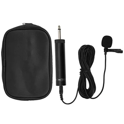 Immagine di LiebeWH Microfono Lavalier, Sassofono a Bavero con Filo Accessori per Strumenti Musicali Professionali Cappuccio in Schiuma, il Collegamento di Amplificatori, Mixer(10meters)