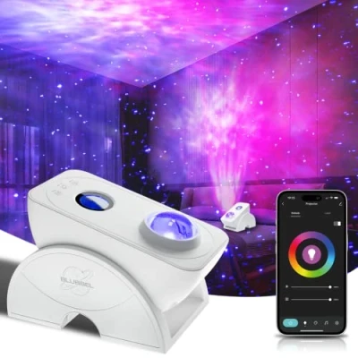 Immagine di Blubbel Proiettore Smart LED per Cielo Stellato, Laser Blu WiFi Starlight, Luce Notturna Galaxy 3D, Controllo App/Vocale, Starlight Galaxy, Compatibile con Alexa/Google, Regalo
