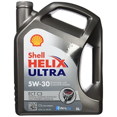 Immagine di Shell 550042831 Helix Ultra ect 5W 30 Olio Motore, 5 l