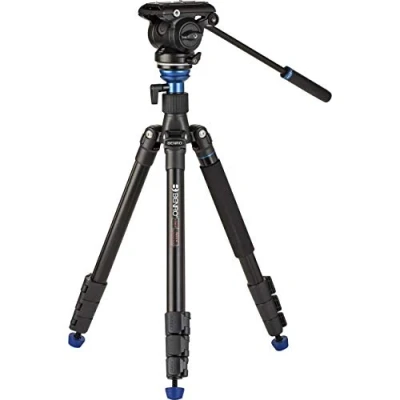 Immagine di Benro A2883F Treppiede pieghevole in alluminio con testa video fluida S4Pro (A2883FS4PRO)
