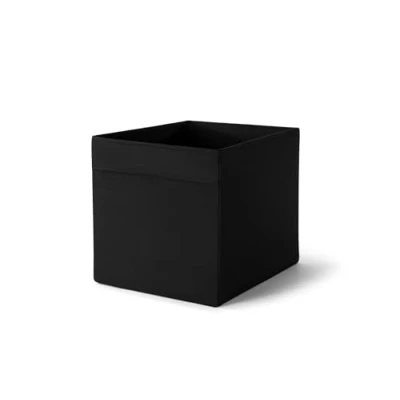 Immagine di IKEA DRONA Scatola portaoggetti, nero, 33 x 38 cm (per set di scaffali EXPEDIT), 4 pezzi, Nero , confezione