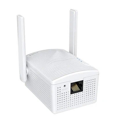 Immagine di BrosTrend AC1200Mbps Adattatore WiFi Ethernet Bridge Dual Band 2.4 / 5GHz, Porta RJ45, Wireless to Ethernet, Trasformare in per Stampante, Telecamera IP, DVR, Smart TV, PlayStation