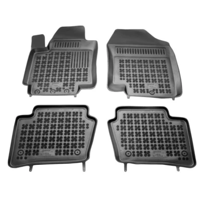 Immagine di REZAW PLAST 201602 Set tappetino Gomma anteriore e posteriore nero HYUNDAI: i20 I Hatchback