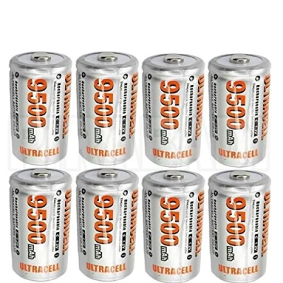 Immagine di 8 batterie ACCUS batteria ricaricabile C R14 LR14 9500mAh Ni MH ACCU