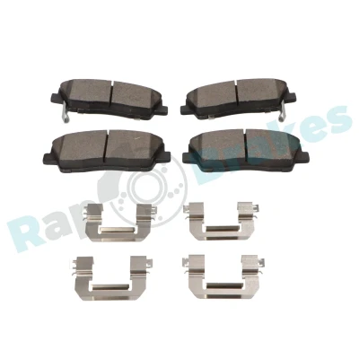 Immagine di RAP BRAKES R P1687 Kit pastiglie freno Assale anteriore con segnalatore acustico usura KIA: Stinger Hatchback