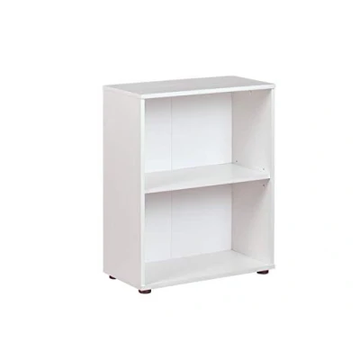 Immagine di Inter Link Libreria Scaffale 2 nicchie Ripiano regolabile in altezza Per ufficio soggiorno corridoio Arco 1 Dimensioni cm P 30 x L 60 H 75 Colore bianco
