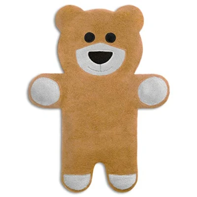 Immagine di CUSCINO RISCALDABILE Leschi per la pancia, schiena e zona lombare/Per coliche dei neonati il ciclo/Per microonde, con semi di grano/Cuscino termico bambini/Teddy l’orso, beige