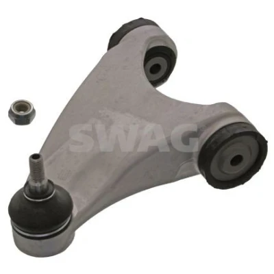 Immagine di SWAG 74 92 3161 Braccio oscillante, Sospensione ruota con supporto/cuscinetto Assale anteriore Sx, Superiore trasversale oscillante Alluminio