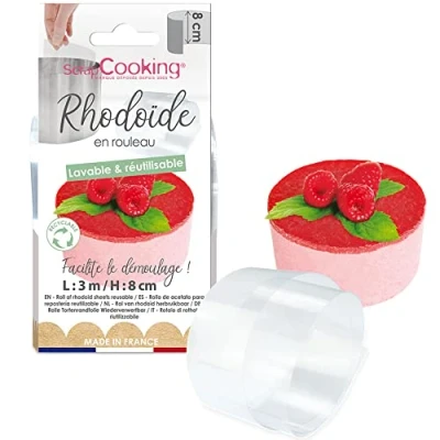 Immagine di ScrapCooking 9425 Nastro Rhodoid in PVC, Multicolore 9,4 x 6 cm
