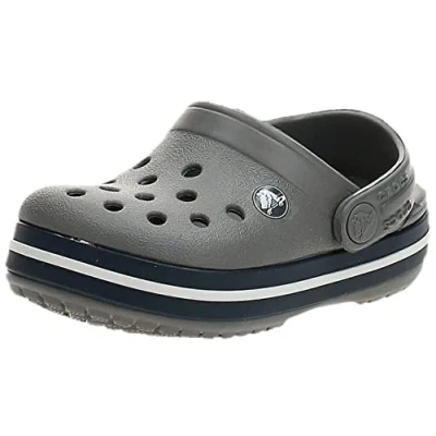 Immagine di Crocs Crocband Clog T, Zoccoli Unisex Bambini e ragazzi, Smoke/Navy, 19/20 EU