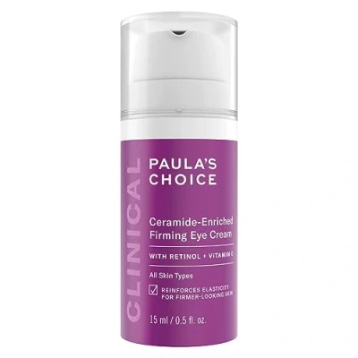 Immagine di Paula&#039;s Choice CLINICAL Crema Contorno Occhi Ceramide Rassodante Idratante Attenua Linee Sottili e Rughe con Retinolo Vitamina C Tutti i Tipi Di Pelle 15 ml