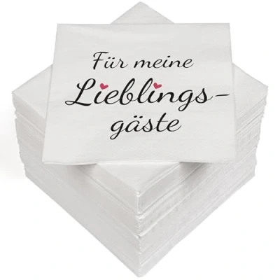 Immagine di HEKU 100 tovaglioli, Lieblingsgäste, 33 x cm