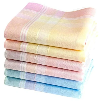 Immagine di Merrysquare Fazzoletti da Donna 100% Cotone 29x29cm Modello ELISE (6)
