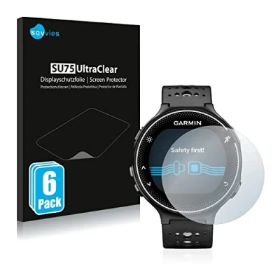 Immagine di savvies (6 Pezzi Pellicola Protettiva per Garmin Forerunner 230 Protezione Schermo Trasparente