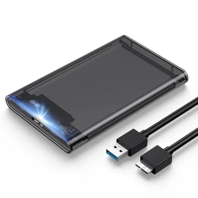 Immagine di Custodia Esterno per disco rigido 2.5&quot;&quot;SSD /HDD， USB 3.0 Adattatore da 7mm/9,5 mm Supporto UASP SATA I II III，Tool Free