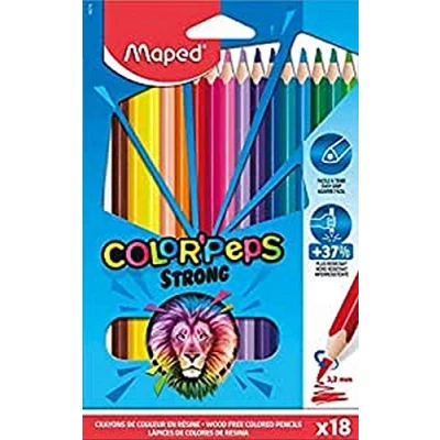 Immagine di MAPED Pastelli Strong Color Peps 18 Col