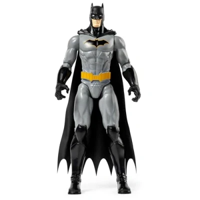 Immagine di DC Comics BATMAN S1 Action Figure, 30 cm, completamente mobile per avventure emozionanti e acrobazie ricche di azione, giocattolo bambini dai 4 anni in su, design originale dei fumetti