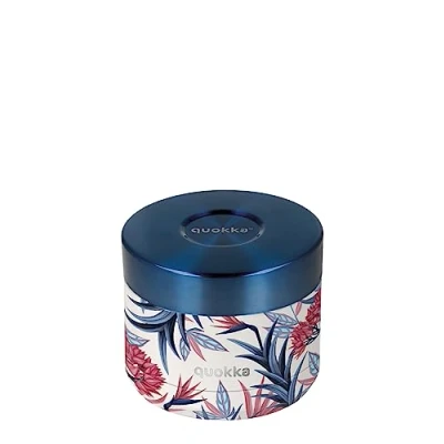 Immagine di Quokka WHIM BLUE GARDEN CONTENITORE TERMICO IN ACCIAIO INOX PER IL CIBO 369 ML