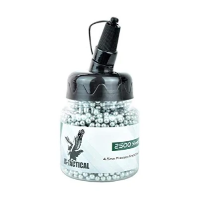 Immagine di JS TACTICAL Pallini sferici in Acciaio 4.5MM BB2500 (JS ST4.5 BB2500)