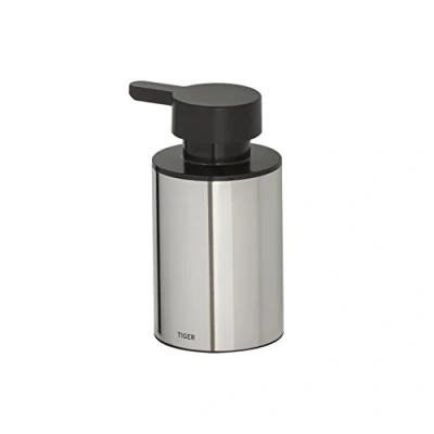 Immagine di Tiger Colar Dispenser per Sapone Liquido Indipendente, Acciaio (Inox Lucidato), 6.5 x 12.2 8.1 cm