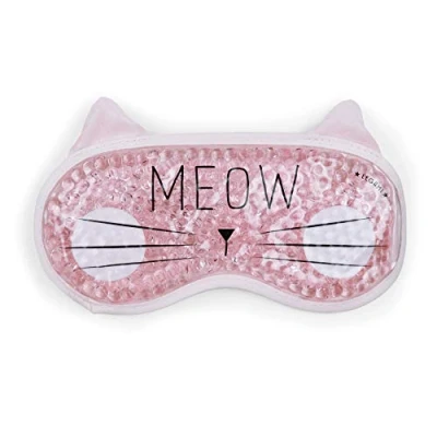 Immagine di Legami Chill Out, Maschera Gel per Occhi, 19,5x11 (H MAX) cm, in PVC e Poliestere, Tema Kitty, Riutilizzabile, Elastico Regolabile, Perfetta Vestibilità, Effetto Caldo Freddo
