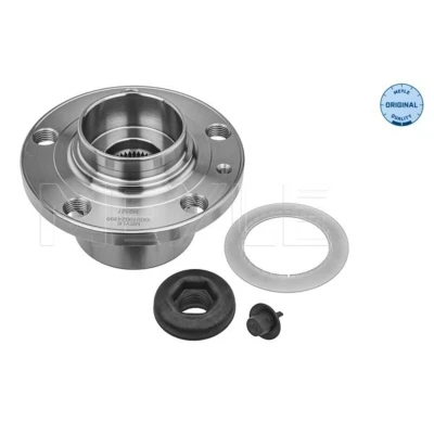 Immagine di MEYLE 100 652 0011 Mozzo ruota 5 con anello sensore magnetico integrato, cuscinetto integrato accessori Assale anteriore bilaterale