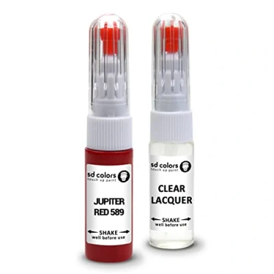 Immagine di SD COLORS JUPITER RED 589 compatibile con MERCEDES New Touch Up Paint Pen Kit di riparazione 20 ML GRAFFI CHIP SPAZZOLA CODICE (VERNICI+LACQUER)