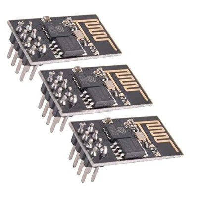 Immagine di DollaTek Modulo ricetrasmettitore Wireless WiFi seriale 3Pcs ESP8266 ESP 01