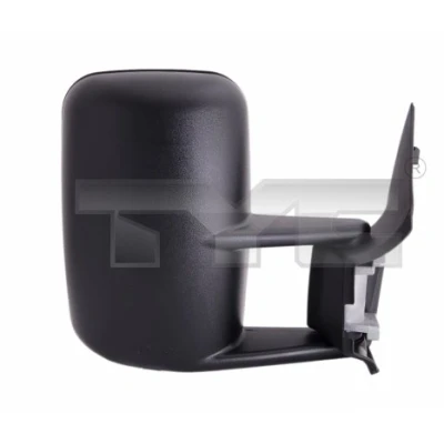 Immagine di specchio retrovisore esterno Tyc 337 0104 Sx nero convesso, Braccio corto, per a regolazione manuale VOLKSWAGEN: LT 28 35 II Bus