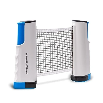 Immagine di PRO SPIN Gioca Ovunque Rete Ping Pong Portatile Pingpong da Tavolo Smontabile per Qualsiasi Include Una Comoda Custodia