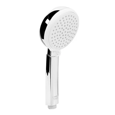 Immagine di hansgrohe Crometta 100 Doccetta per Doccia, Doccino con 4 Getti, Soffione Doccia Rotondo (⌀ Mm) Funzione Anticalcare, Bianco/Cromo