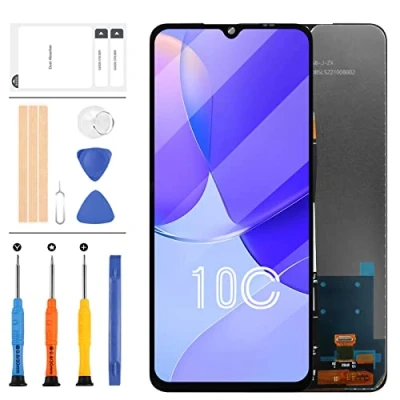 Immagine di per Xiaomi Redmi 10C Schermo LCD Sostituzione dello 220333QAG 220333QBI 220333QNY 220333QL Display Touch Digitizer Assembly 6.7 &quot;Kit (Nero)