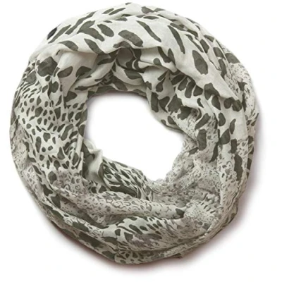Immagine di styleBREAKER sciarpa scaldacollo con stampa leopardata 01017009, colore:Grigio