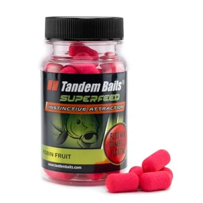 Immagine di Tandem Baits SuperFeed Fluo Mini Dumbells Robin Fruit Pop Ups Carpfishing Pesche Pesca Accessori Alimentatore per la Carpa alla 30g