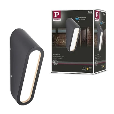 Immagine di Paulmann Cliff 94733 Lampada da parete per esterno LED (monocolore) 9.5 W Antracite