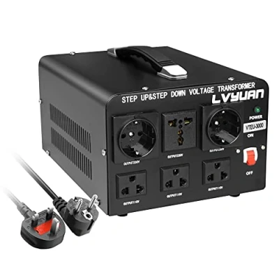 Immagine di LVYUAN VTEU 3000 Trasformatore di tensione USA, 110 Volt, VA In: V o 220 V/Out: e