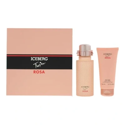 Immagine di ICEBERG Twice Rosa Donna Set Regalo Profumo Edt For Her 125ml Body Lotion 100ml