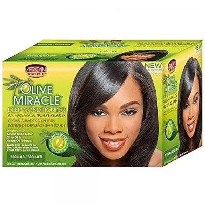 Immagine di African Pride Olive Miracle Deep Conditioning Anti Breakage R. Kit Regular
