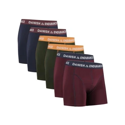 Immagine di Danish Endurance Classic Trunks 6 PACK Culotte multicoloured, Uomo, Taglia: Large, Multi coloured