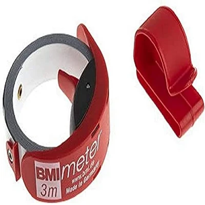 Immagine di BMI 429341021 Metro a nastro tascabile BMIMETRO 429, lunghezza 3 m, con in acciaio inox (laccato bianco), lunghezza: metri, larghezza 16 MM, divisione/scala: 1 pezzo