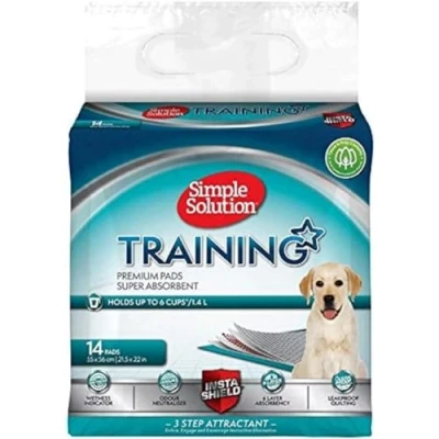 Immagine di Simple Solution Tappetini assorbenti Premium per l&#039;addestramento di Cani e Cuccioli Confezione da 30 pz.